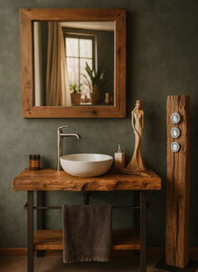 Waschtischplatte Eiche