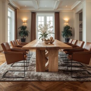 Massivholz Esstisch Anno – Ausziehbarer Charaktertisch aus Eiche Altholz | Oak1