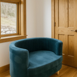 Perla Armchair – Eleganter Komfort in Stoff & Samt | OAK1